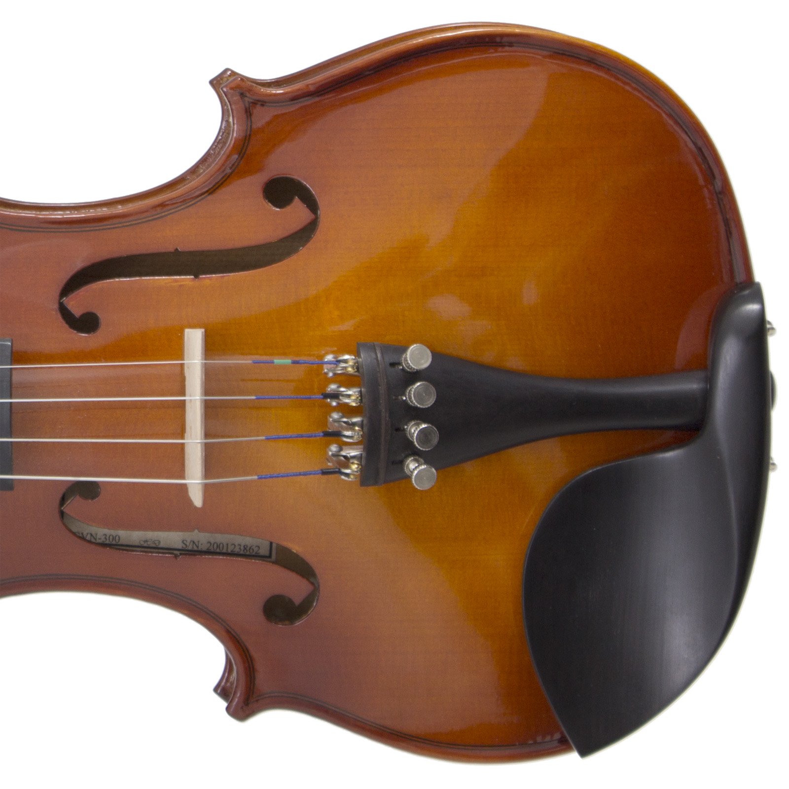 Amazon.com: Cecilio 4/4 CVN-300 Ebony Fitted Solid Wood Violin